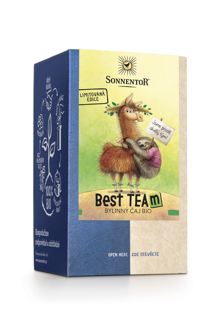 BIO bylinný čaj BEST TEAm 32,4 g Sonnentor
